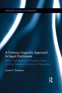 A Forensic Linguistic Approach to Legal Disclosures - Stratman, James