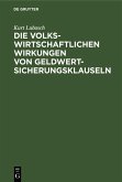 Die volkswirtschaftlichen Wirkungen von Geldwertsicherungsklauseln (eBook, PDF)
