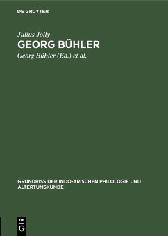 Georg Bühler (eBook, PDF) - Jolly, Julius