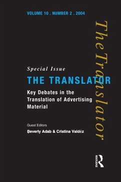 Key Debates in the Translation of Advertising Material (eBook, PDF) - Adab, Beverly