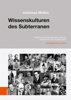Wissenskulturen des Subterranen (eBook, PDF) - Mattes, Johannes
