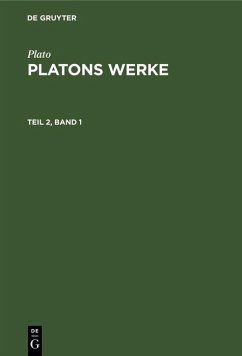 Plato: Platons Werke. Teil 2, Band 1 (eBook, PDF) - Plato