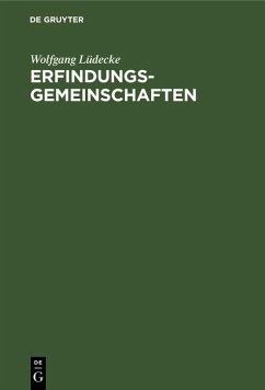 Erfindungsgemeinschaften (eBook, PDF) - Lüdecke, Wolfgang