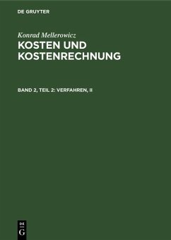 Verfahren, II (eBook, PDF) - Mellerowicz, Konrad