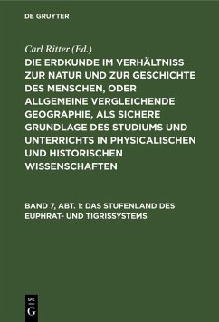 Cover Das Stufenland des Euphrat- und Tigrissystems (eBook, PDF)