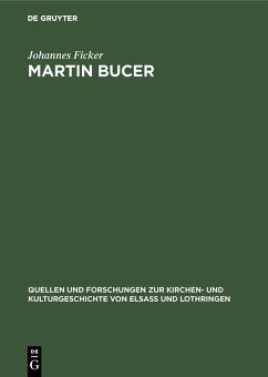 Cover Martin Bucer (eBook, PDF)