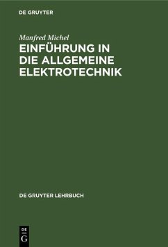 Cover Einführung in die allgemeine Elektrotechnik (eBook, PDF)