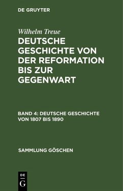 Cover Deutsche Geschichte von 1807 bis 1890 (eBook, PDF)