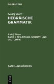 Einleitung, Schrift- und Lautlehre (eBook, PDF)