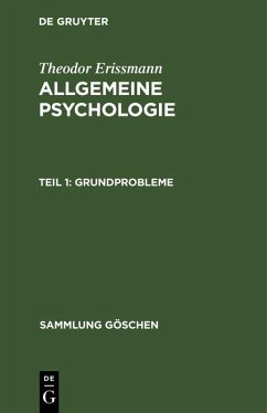 Grundprobleme (eBook, PDF) - Erissmann, Theodor