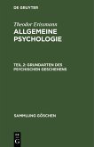 Grundarten des psychischen Geschehens (eBook, PDF)