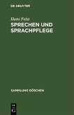 Sprechen und Sprachpflege (eBook, PDF)