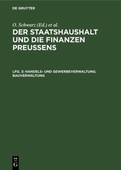 Handels- und Gewerbeverwaltung. Bauverwaltung (eBook, PDF) - Schwarz, Otto