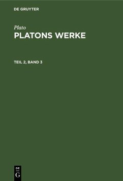 Plato: Platons Werke. Teil 2, Band 3 (eBook, PDF) - Plato