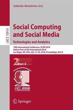Social Computing and Social Media. Technologies and Analytics (eBook, PDF)