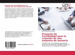 Proyecto de Factibilidad para la creación de una empresa de asesoría - Plaza Cotera, Boris Enmanuel