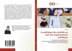 La politique de contrôle au sein des organisations publiques