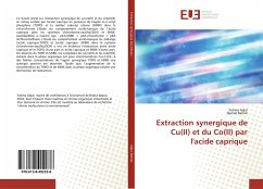 Extraction synergique de Cu(II) et du Co(II) par l'acide caprique - Adjal, Fatima;Barkat, Djamel