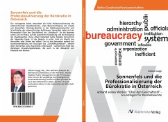 Sonnenfels und die Professionalisierung der Bürokratie in Österreich