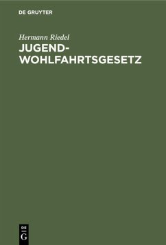 Cover Jugendwohlfahrtsgesetz