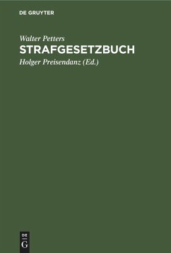 Strafgesetzbuch - Petters, Walter