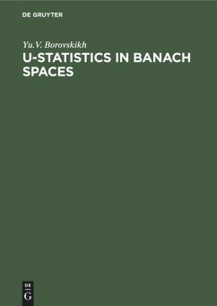 U-Statistics in Banach Spaces - Boroskikh, Yu. V.