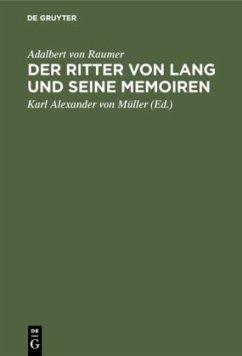 Cover Der Ritter von Lang und seine Memoiren