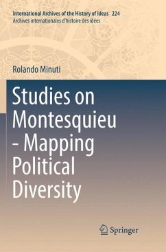 Studies on Montesquieu - Mapping Political Diversity - Minuti, Rolando