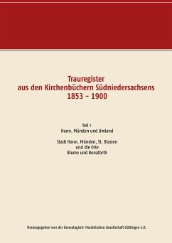 Trauregister aus den Kirchenbüchern Südniedersachsens 1853 - 1900