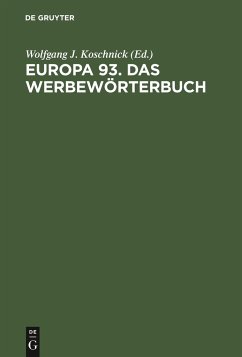 Europa 93. Das Werbewörterbuch