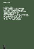 Proceedings of the Eighth International Colloquium on Differential Equations, Plovdiv, Bulgaria, 18¿23 August, 1997