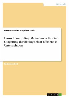 Umweltcontrolling. Maßnahmen für eine Steigerung der ökologischen Effizienz in Unternehmen - Carpio Guardia, Werner Andres
