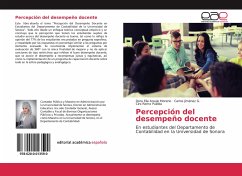 Percepción del desempeño docente - Araujo Moreno, Dora Elia;Jiménez G., Carlos;Romo Puebla, Ciro