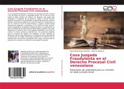 Cosa Juzgada Fraudulenta en el Derecho Procesal Civil venezolano