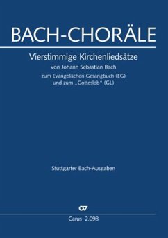 Cover Bach-Choräle Vierstimmige Kirchenliedsätze zum EG und zum Gotteslob