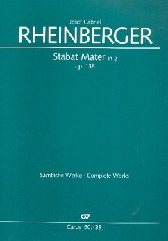 Stabat mater g-Moll op.138 für gem Chor, Streicher und Orgel Partitur (la)