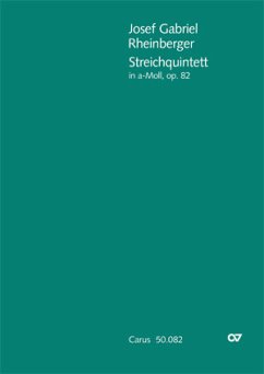 Cover Streichquintett A-Moll op.82 für 2 Violinen, 2 Violen und Violoncello Partitur