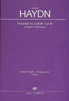 Cover Insanae et vanae curae Hob.XXI:1/13c für gem Chor und Orchester Klavierauszug