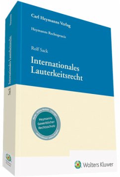 Internationales Lauterkeitsrecht - Sack, Rolf