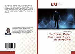 The Efficient Market Hypothesis in Nigeria Stock Exchange - Yeboue, Auguste