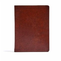 CSB Verse-By-Verse Reference Bible, Brown Bonded Leather - Csb Bibles By Holman