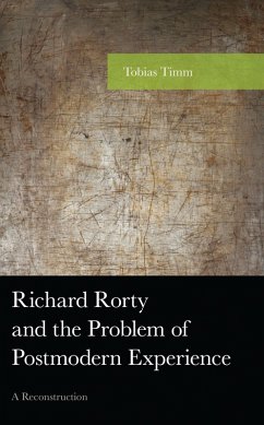 Cover Richard Rorty and the Problem of Postmodern Experience (eBook, ePUB)