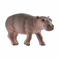 Bullyland 63692 - Nilpferd Kalb, ca. 7,8 cm, Spielfigur, Wildtier