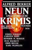 Neun ungewöhnliche Krimis Dezember 2020 (Alfred Bekker XXL Thriller Paket) (eBook, ePUB)