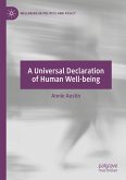 A Universal Declaration of Human Well-being