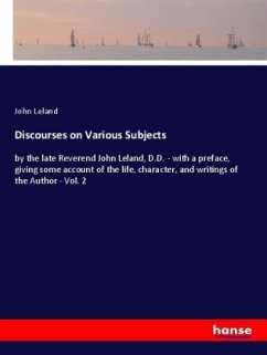 Discourses on Various Subjects