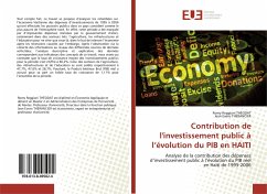 Contribution de l'investissement public à l¿évolution du PIB en HAITI - THÉODAT, Romy Reggiani;THÉRANCIER, Jean Evens
