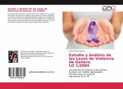 Estudio y Análisis de las Leyes de Violencia de Genero. LO 1/2004