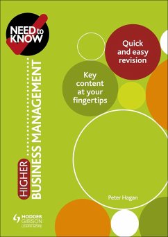 Need to Know: Higher Business Management (eBook, ePUB) - Hagan, Peter