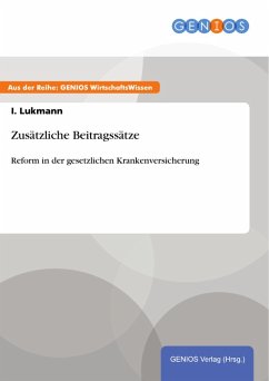 Zusätzliche Beitragssätze (eBook, ePUB) - Lukmann, I.